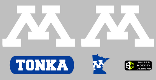 2023-24 Minnetonka Youth Helmet Decals