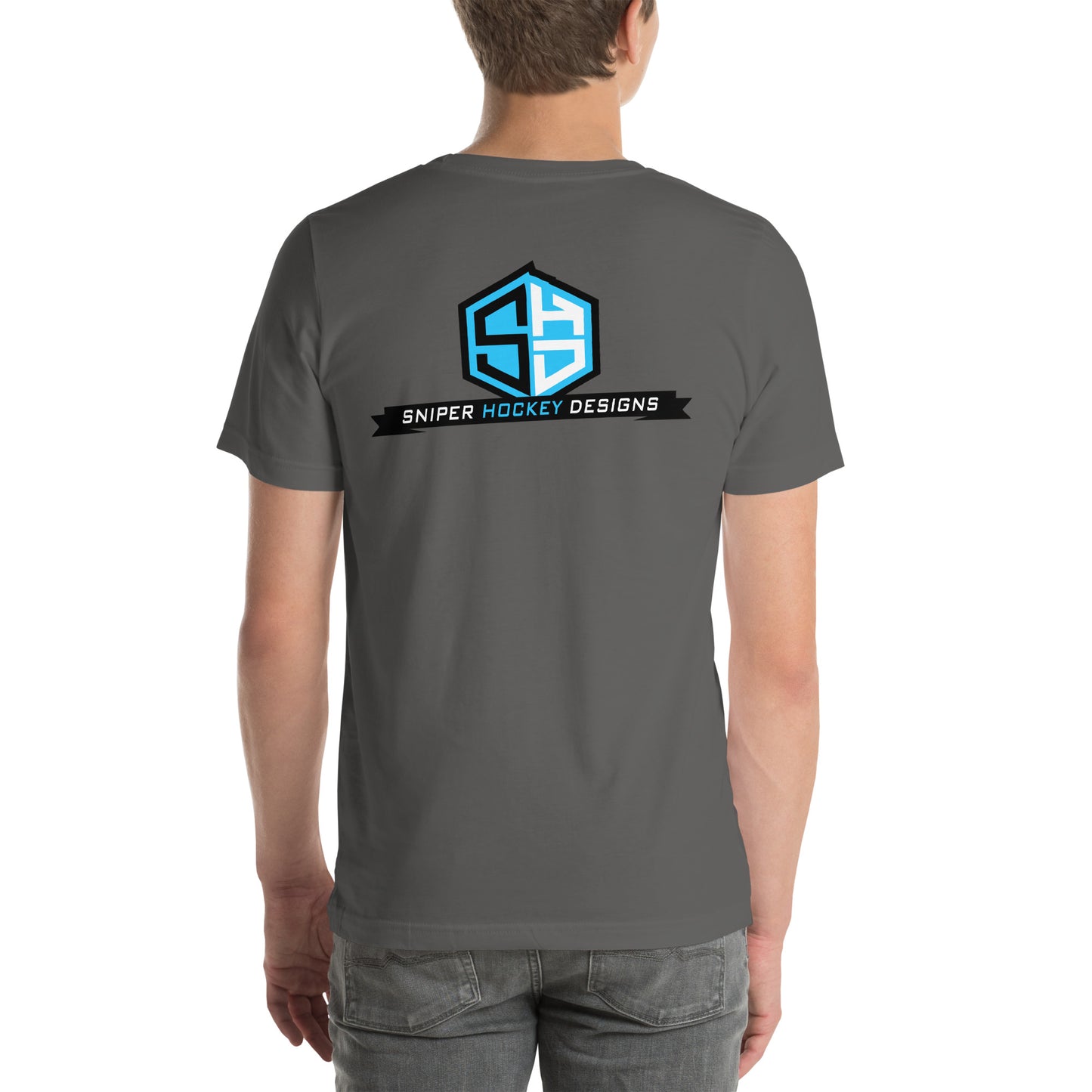 2024 Sniper Hockey Designs T-Shirt Blue Logo