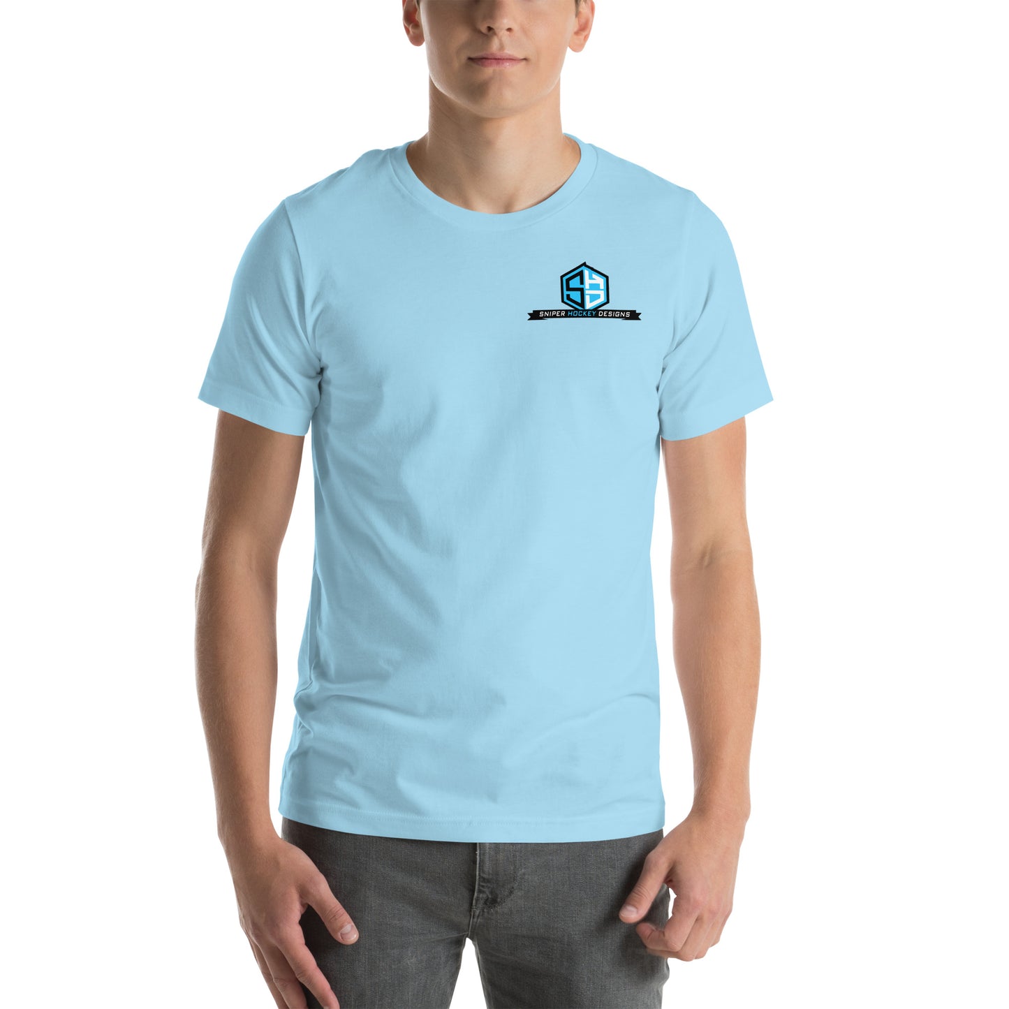 2024 Sniper Hockey Designs T-Shirt Blue Logo