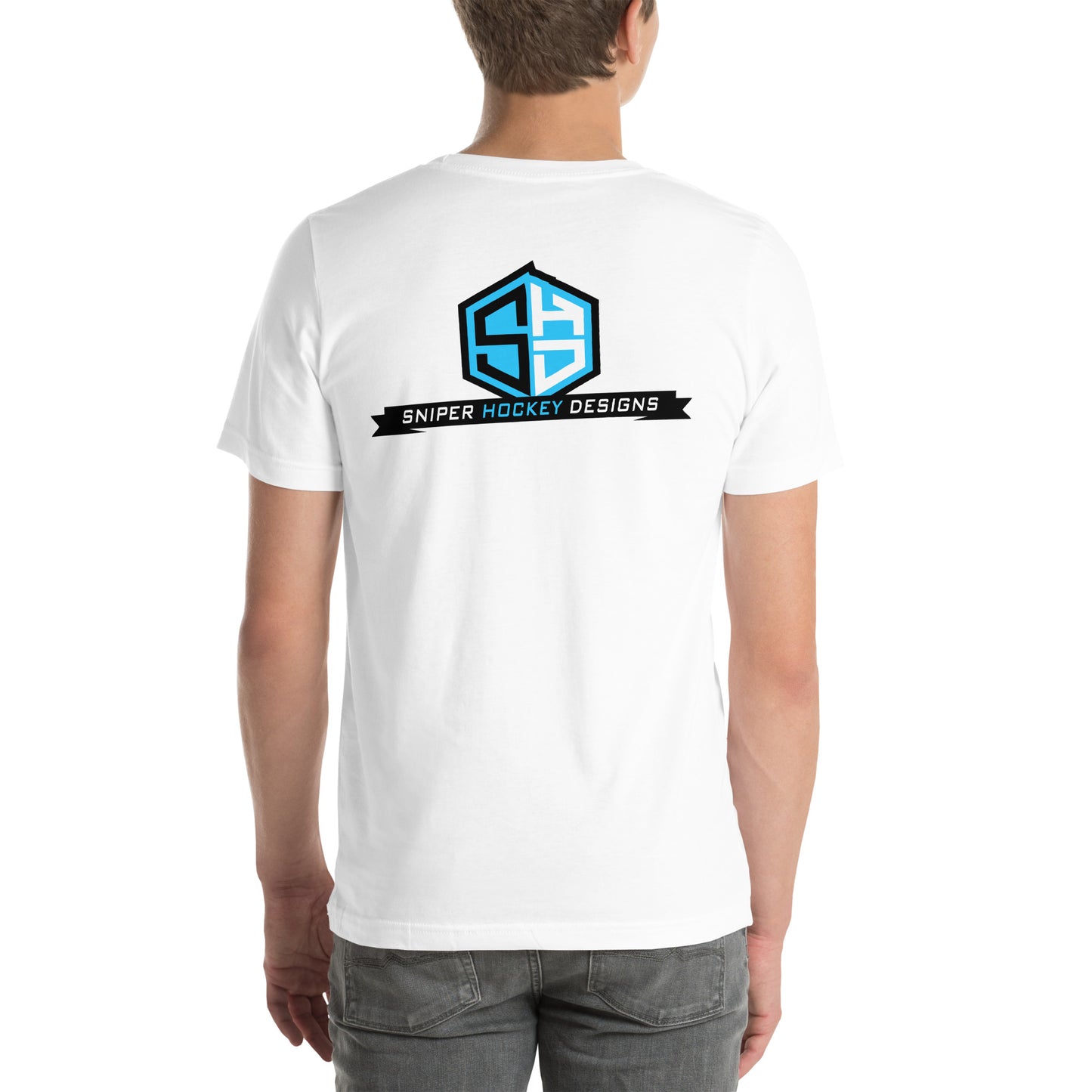 2024 Sniper Hockey Designs T-Shirt Blue Logo