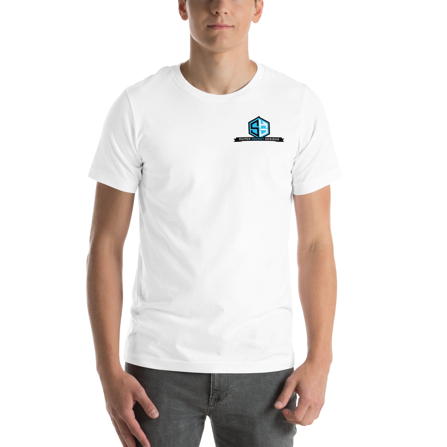 2024 Sniper Hockey Designs T-Shirt Blue Logo