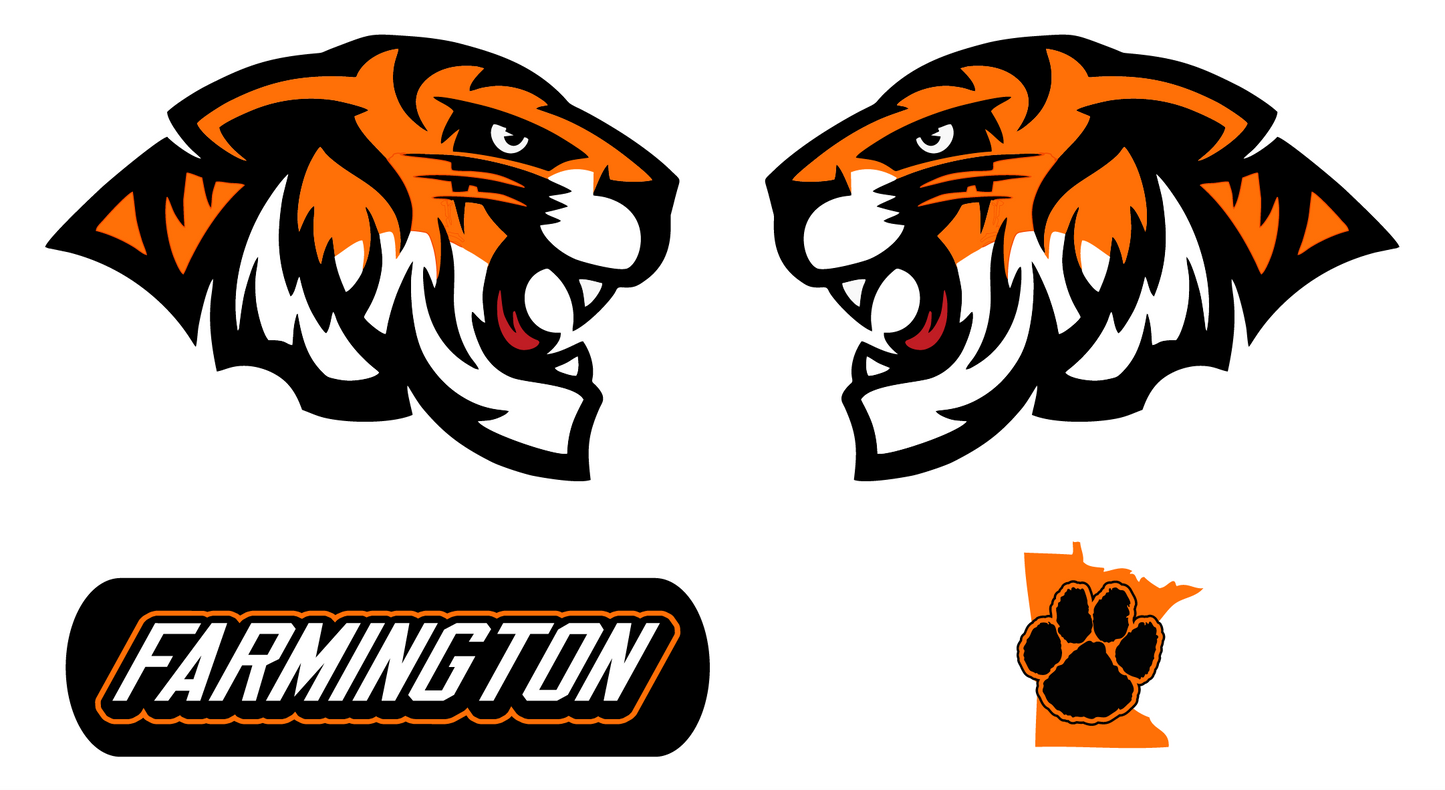 2023-24 Farmington Youth Helmet Decals