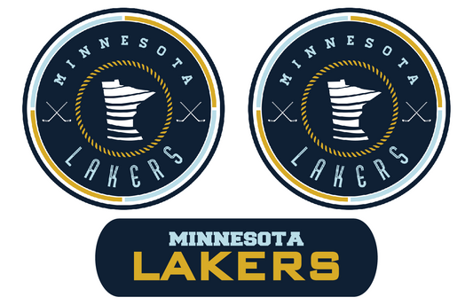 2023-24 Minnesota Lakers Helmet Decals
