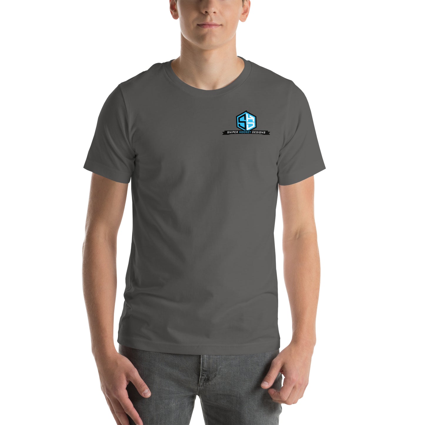 2024 Sniper Hockey Designs T-Shirt Blue Logo