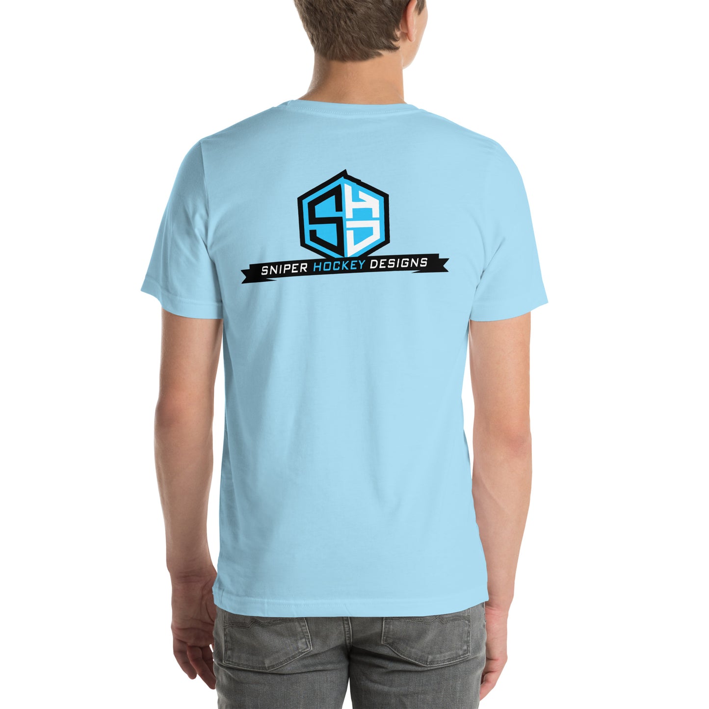 2024 Sniper Hockey Designs T-Shirt Blue Logo